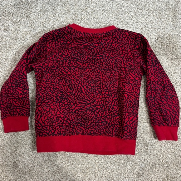 Jordan Jumpman Logo Boys Toddlers 24 months Red Print Pullover Sweatshirt - Picture 3 of 7